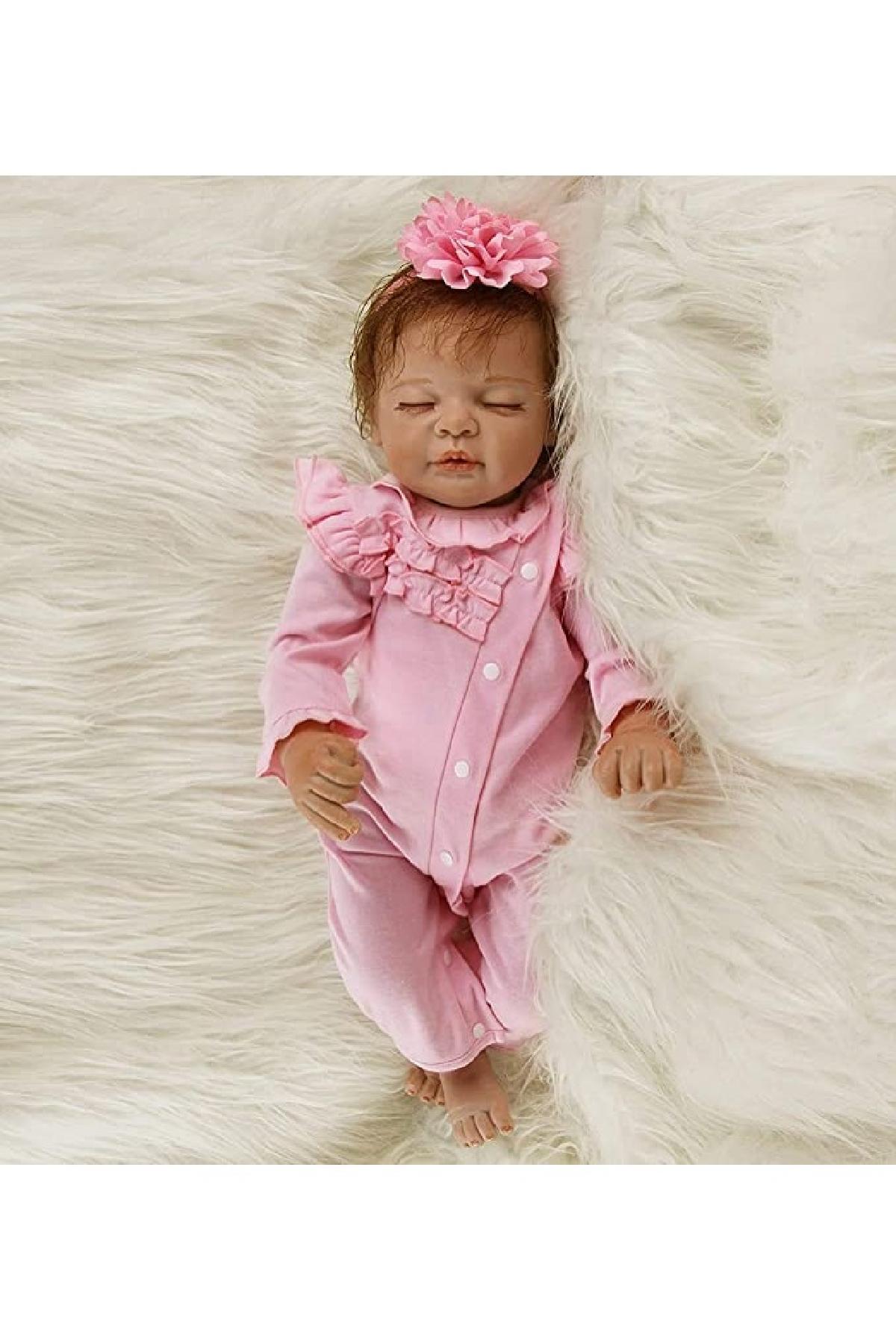 عروسک سیلیکونی نوزاد دختر طبیعی کد.1025