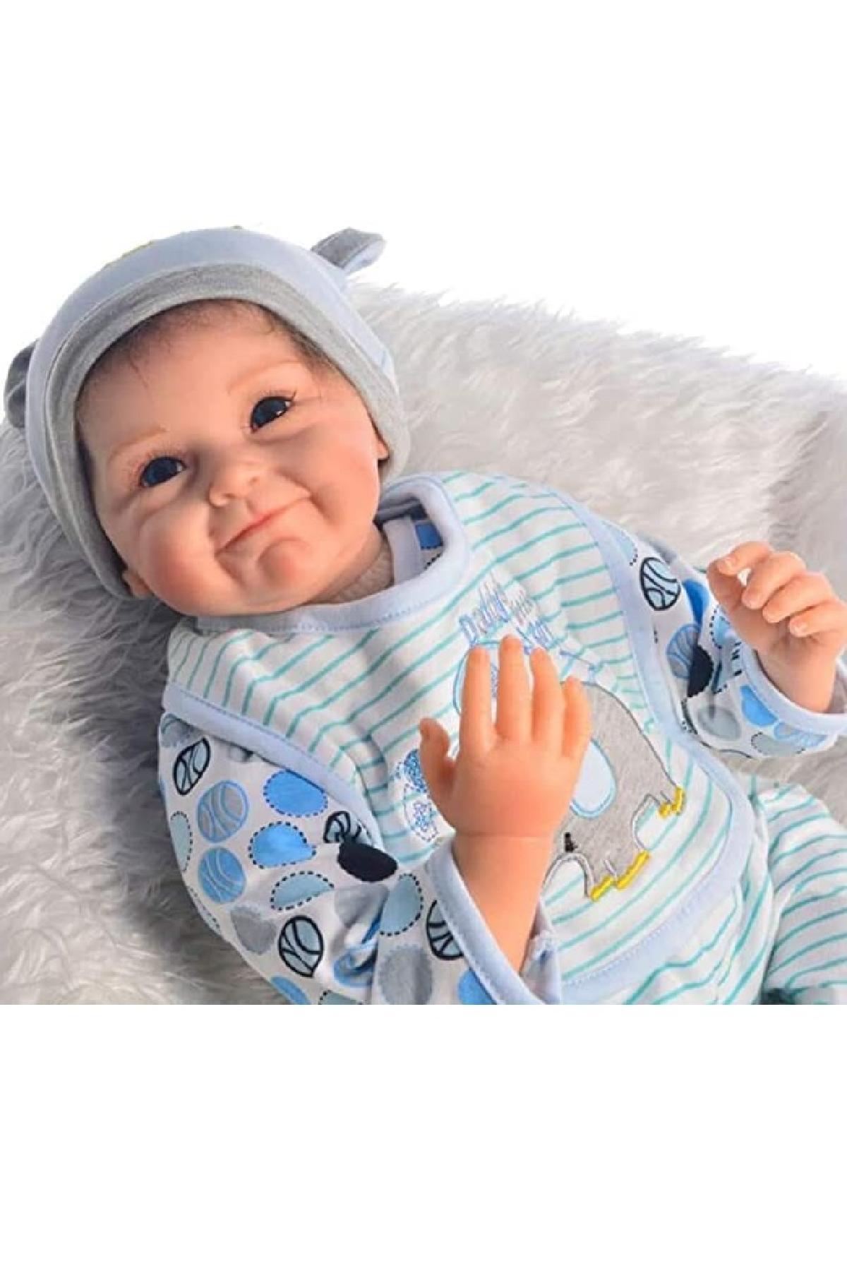 عروسک سیلیکونی نوزاد پسر واقعی کد.1029