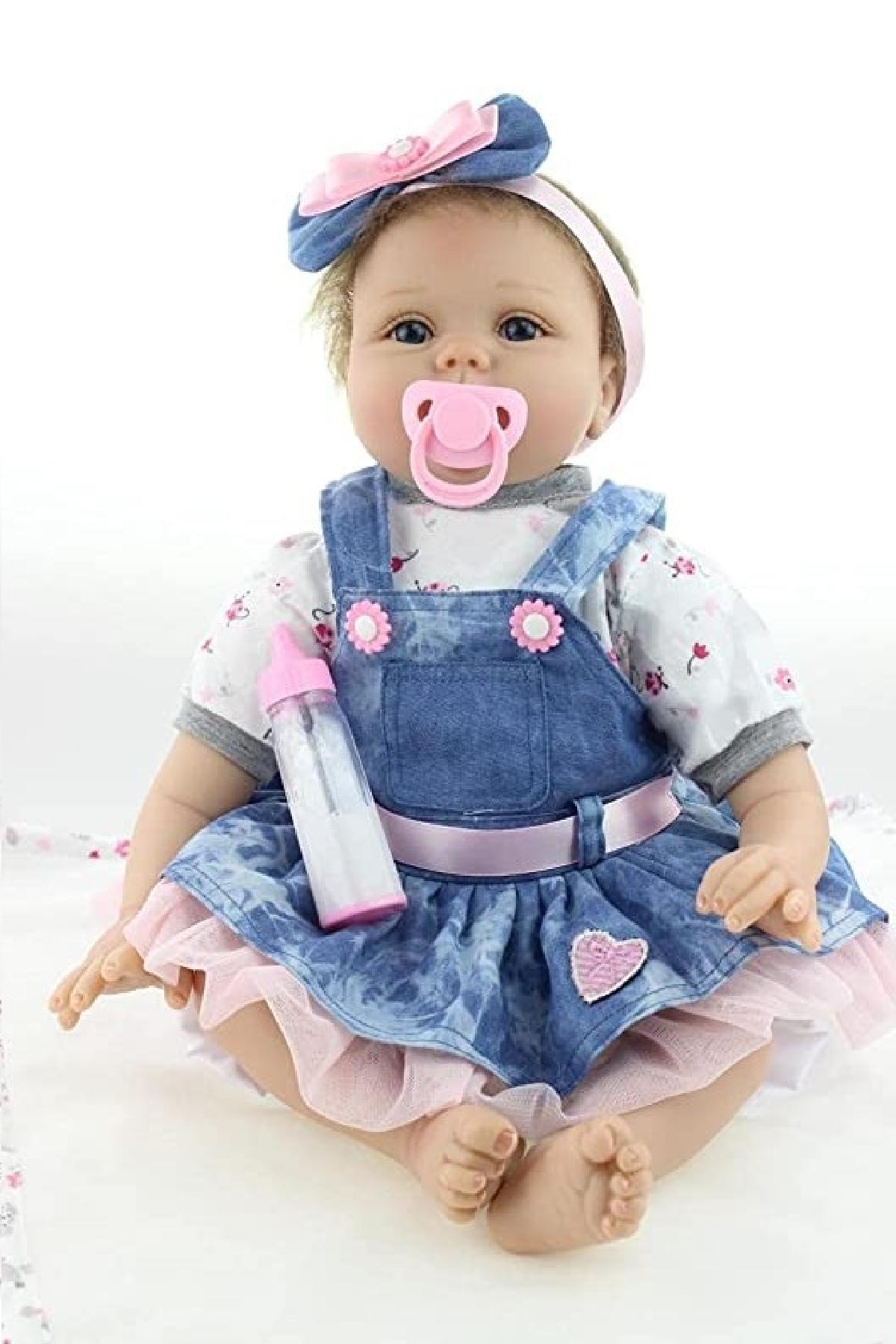 عروسک سیلیکونی نوزاد دختر کد.1022