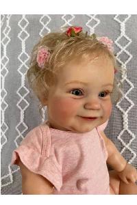 عروسک سیلیکونی نوزاد دختر کد.1008