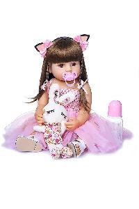 عروسک سیلیکونی کودک دختر کد.1019