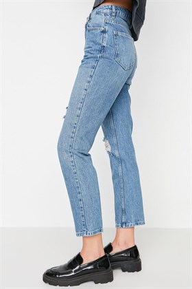 شلوار جین زاپ دار زنانه کد.1024